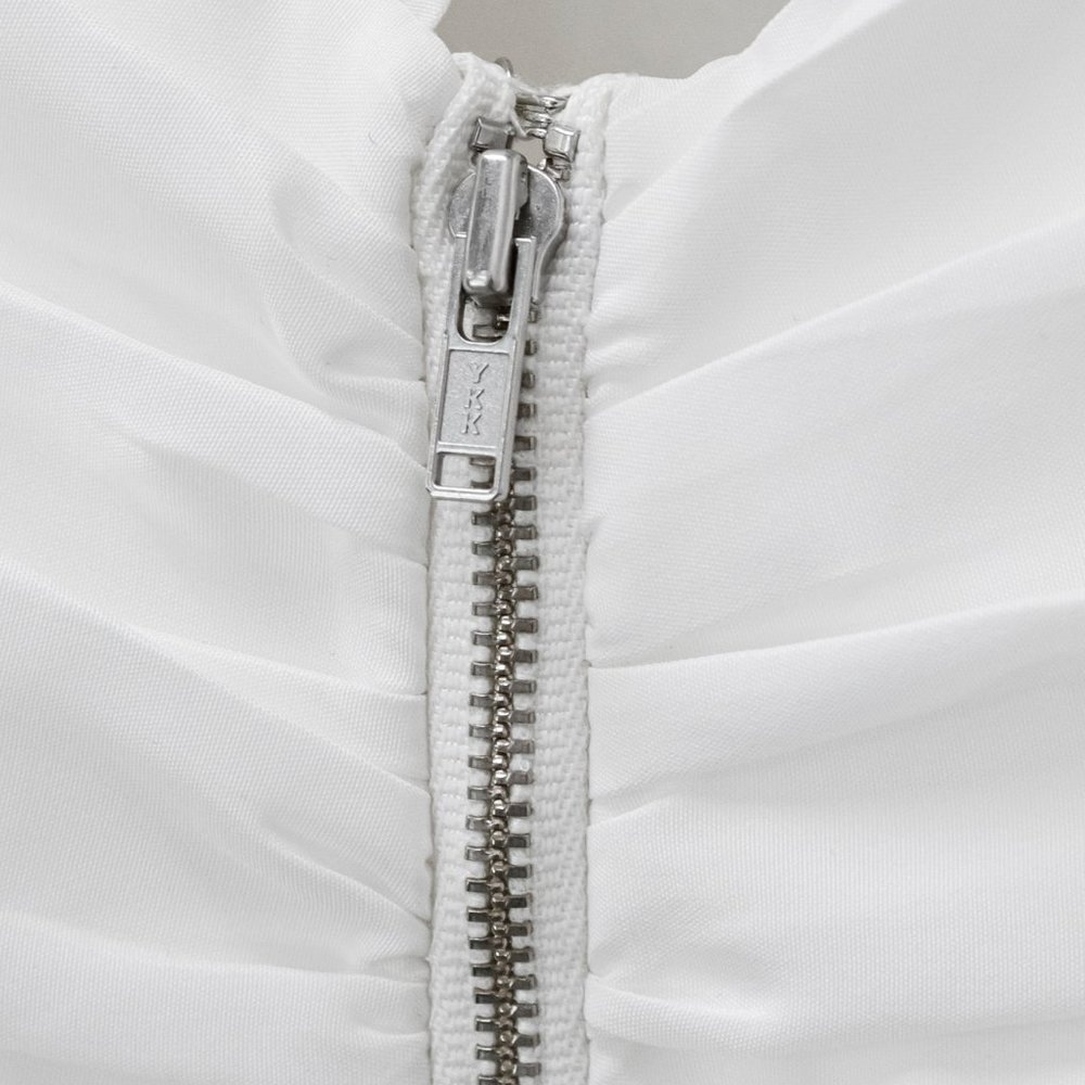 Self-Portrait Ruched Puff-Sleeve Bodice - Picture 8 of 11
